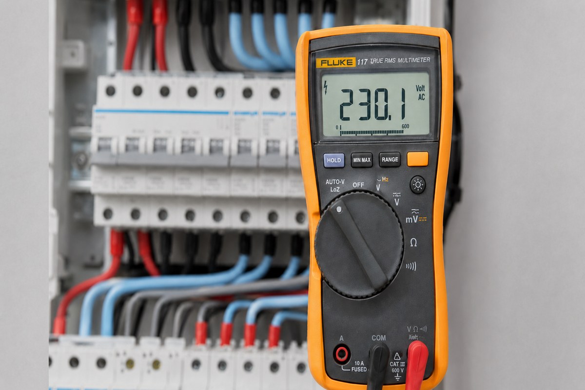 Mesura elèctrica amb multímetre per valorar una avaria